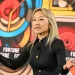 Sarah Guo speaking at a venture capital and AI conference