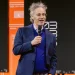 Alex Karp speaking at AIPCon during Palantir AI demo