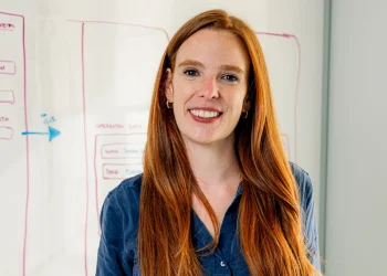 Sara Hooker presenting multilingual AI research at Cohere