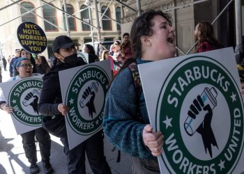 Starbucks Execs Offered $6M in Stock Grants While Baristas Struggle for Raises