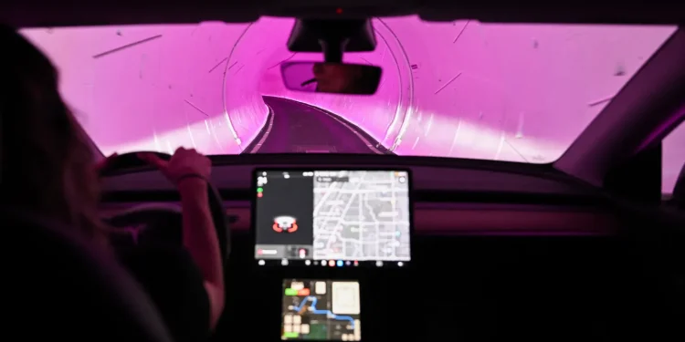 Tesla self-driving cars face real-world test in Las Vegas tunnels