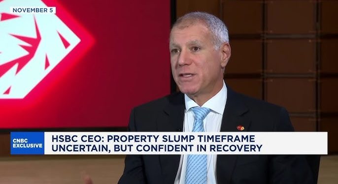 HSBC CEO Confident in Hong Kong Property Market Despite Slump