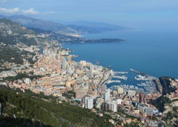 Where to hold crypto without paying capital gains: seven jurisdictions — Breathtaking aerial view of Monaco with its vibrant cityscape, coastline, and harbor.