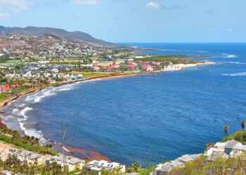 Citizenship by Investment in St. Kitts & Nevis: Complete 2026 Guide — Explore the stunning coastline and turquoise waters of Frigate Bay in Saint Kitts, a perfect travel destination.