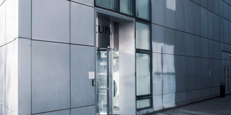 Modern office building entrance representing UK company registrations