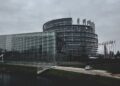 European Union institutional building representing demographic and fiscal policy challenges