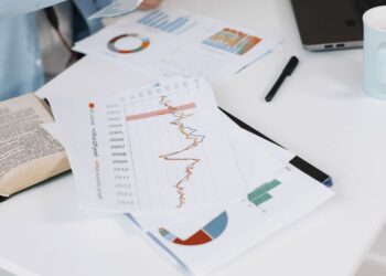 Charts and data on a desk, illustrating the index methodology