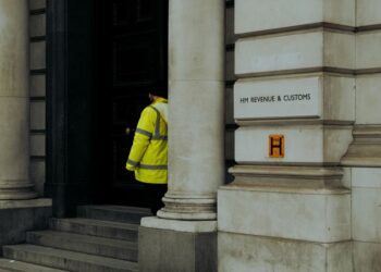 HM Revenue and Customs building exterior in London